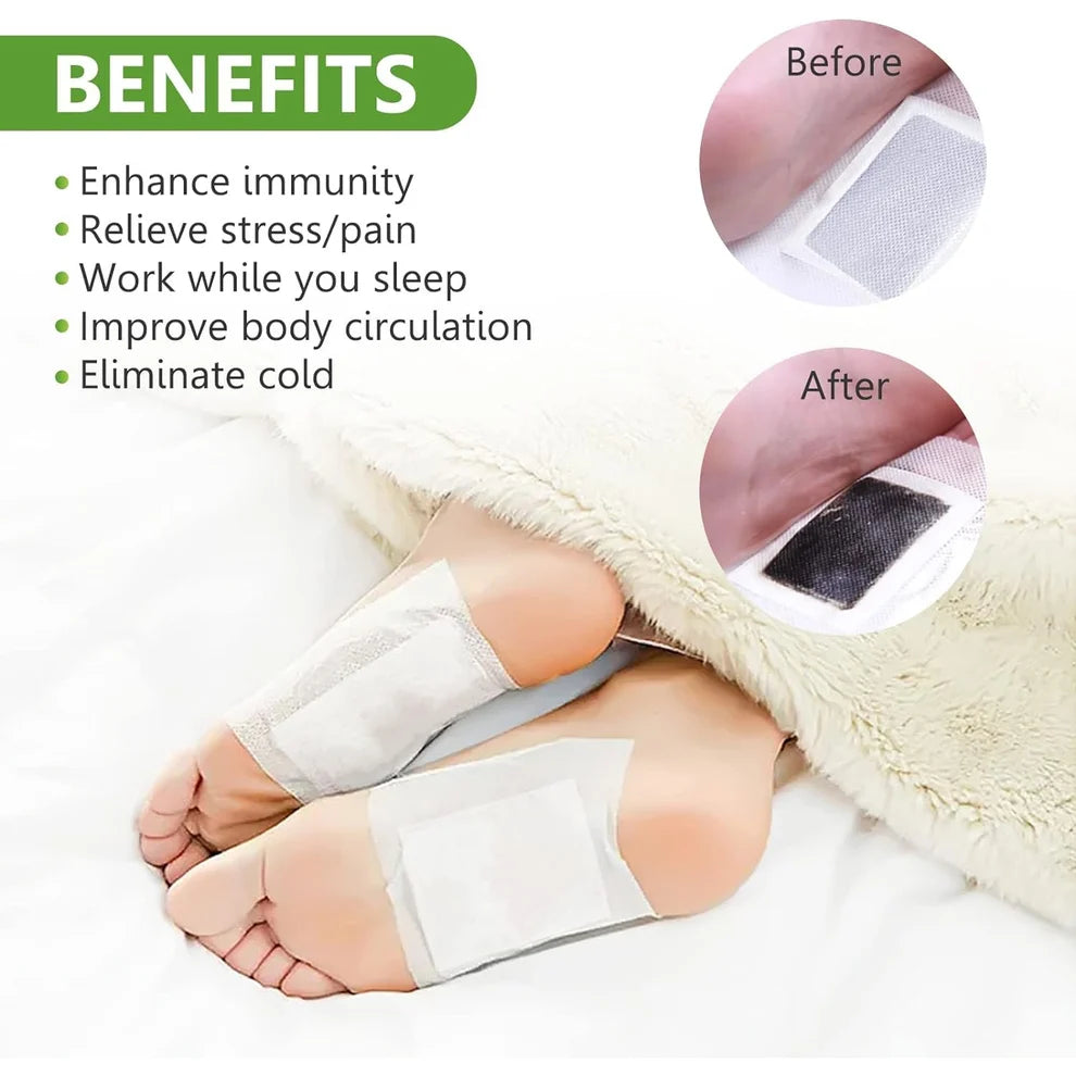 Kinoki Cleanse & Energize Foot Patches, 10 Pads