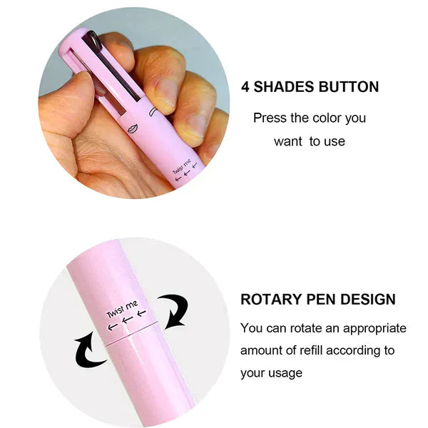 4 in 1 Makeup Pen - Waterproof & Long Lasting - souqsaving.com