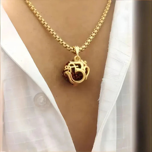 Rudraksha Pendant with Chain